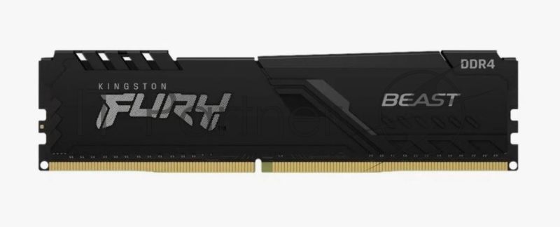Память Kingston 16GB DDR4 3200MHz CL16 DIMM FURY Beast Black EAN: 740617319859
