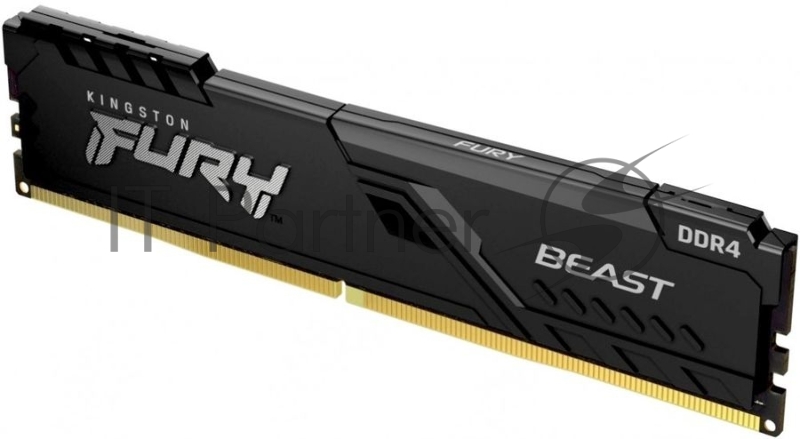 Память Kingston 16GB DDR4 3200MHz CL16 DIMM FURY Beast Black EAN: 740617319859
