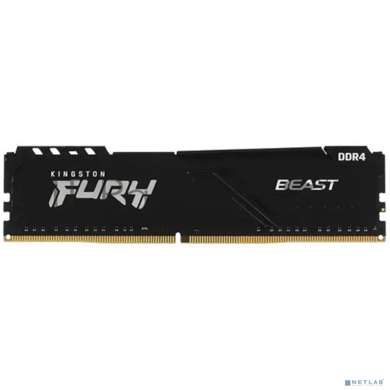 Память Kingston 16GB DDR4 3200MHz CL16 DIMM FURY Beast Black EAN: 740617319859