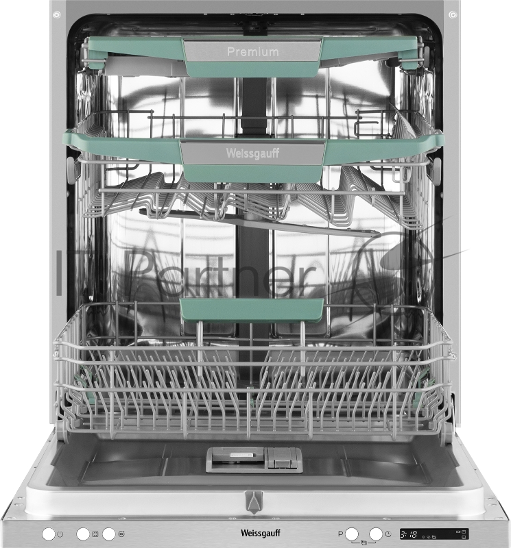 Встраиваемая посудомоечная машина Weissgauff BDW 6075 D Inverter AutoOpen Timer Floor
