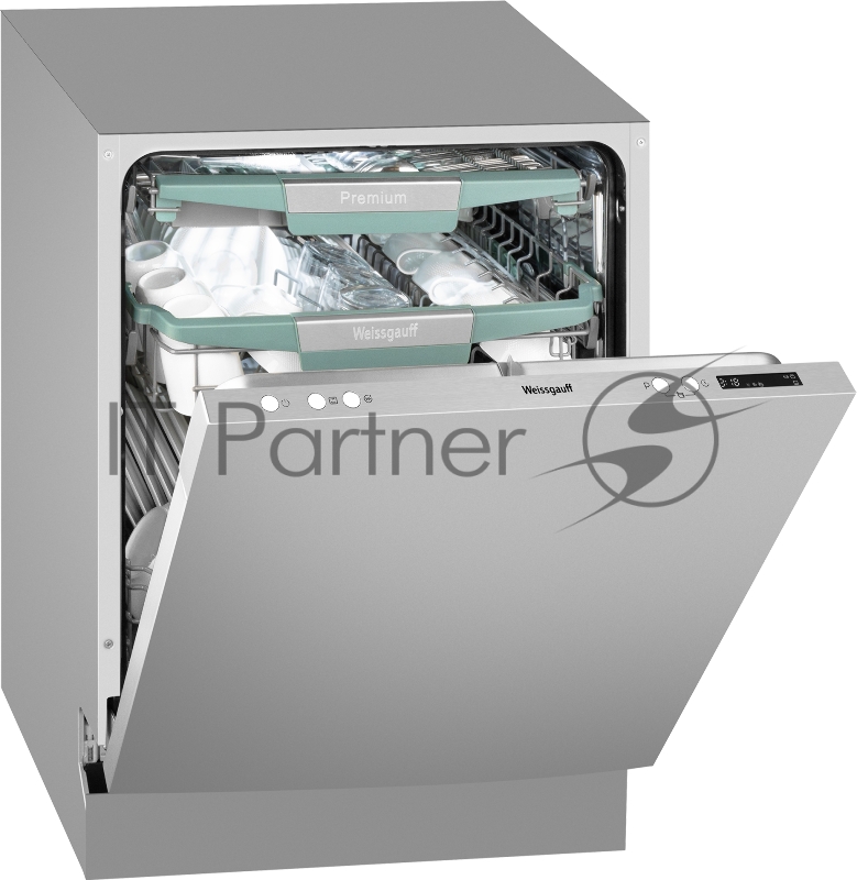 Встраиваемая посудомоечная машина Weissgauff BDW 6075 D Inverter AutoOpen Timer Floor