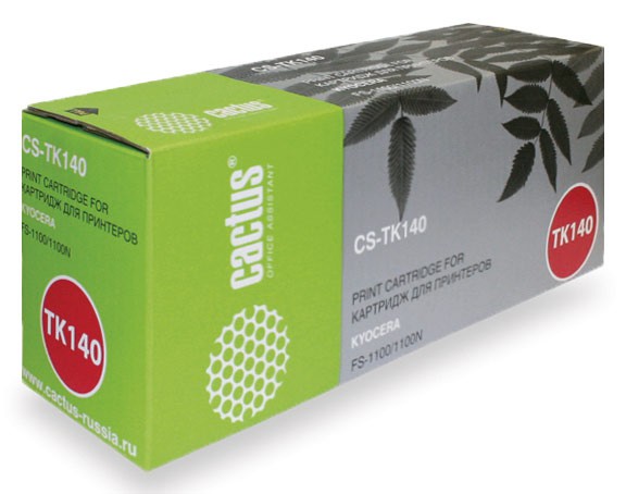 Тонер Картридж Cactus CS-TK140 черный для Kyocera FS-1100/1100N (4000стр.)