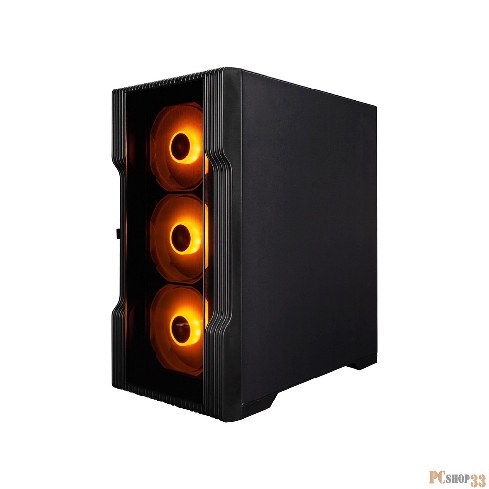 Корпус 1STPLAYER TRILOBITE T3-G ARGB Black / mATX / 4x 120mm ARGB fans inc. / T3-G-BK-4F2(AP)
