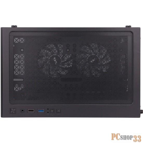 Корпус 1STPLAYER MIKU Mi2-A Black / mATX / 3x120mm LED fans / Mi2-A-BK-2F1R-1F1