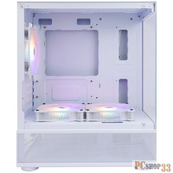 Корпус 1STPLAYER MIKU Mi2-A White / mATX / 3x120mm LED fans / Mi2-A-WH-2F1R-W-1F1-W