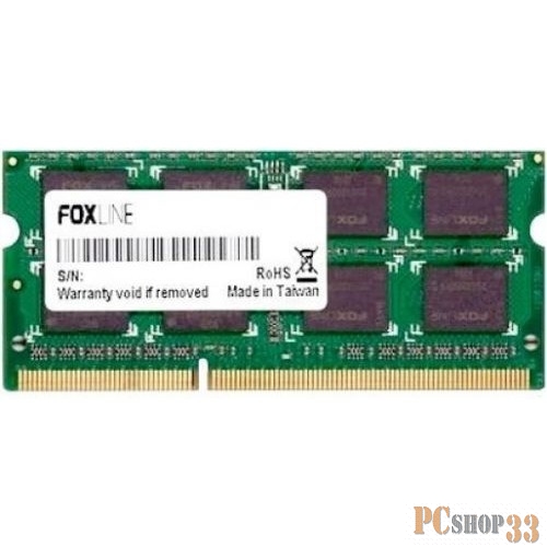 Память оперативная Foxline SODIMM 8GB 3200 DDR4 CL22 (1Gb*8)