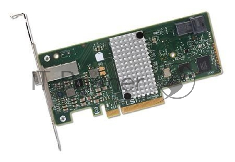 Контроллер LSI 9300-4i4e SGL PCI-E, 4-port int/4-port ext 6Gb/s, SAS Adapter (LSI00348)