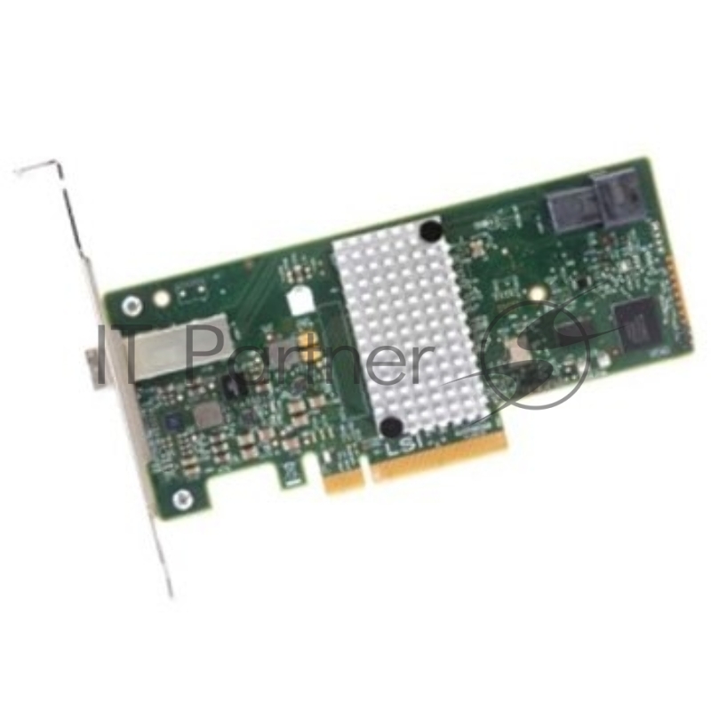Контроллер LSI 9300-4i4e SGL PCI-E, 4-port int/4-port ext 6Gb/s, SAS Adapter (LSI00348)