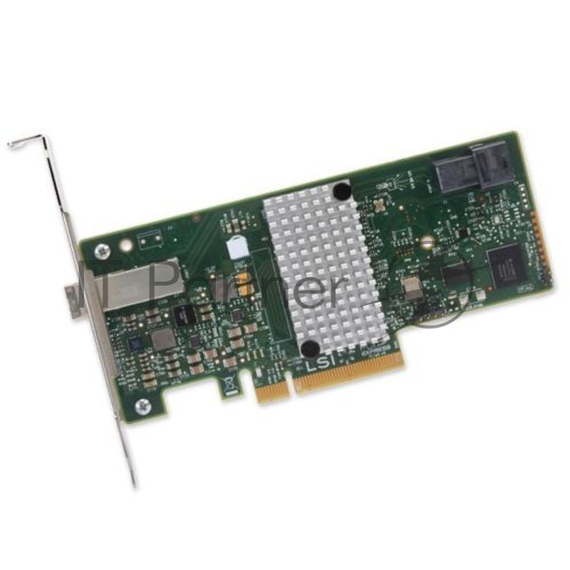Контроллер LSI 9300-4i4e SGL PCI-E, 4-port int/4-port ext 6Gb/s, SAS Adapter (LSI00348)