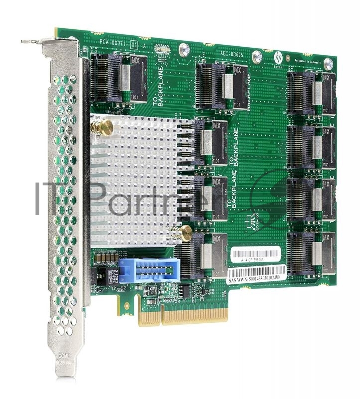 Контроллер HPE DL38X Gen10 12Gb SAS Expander Card Kit with Cables (870549-B21)