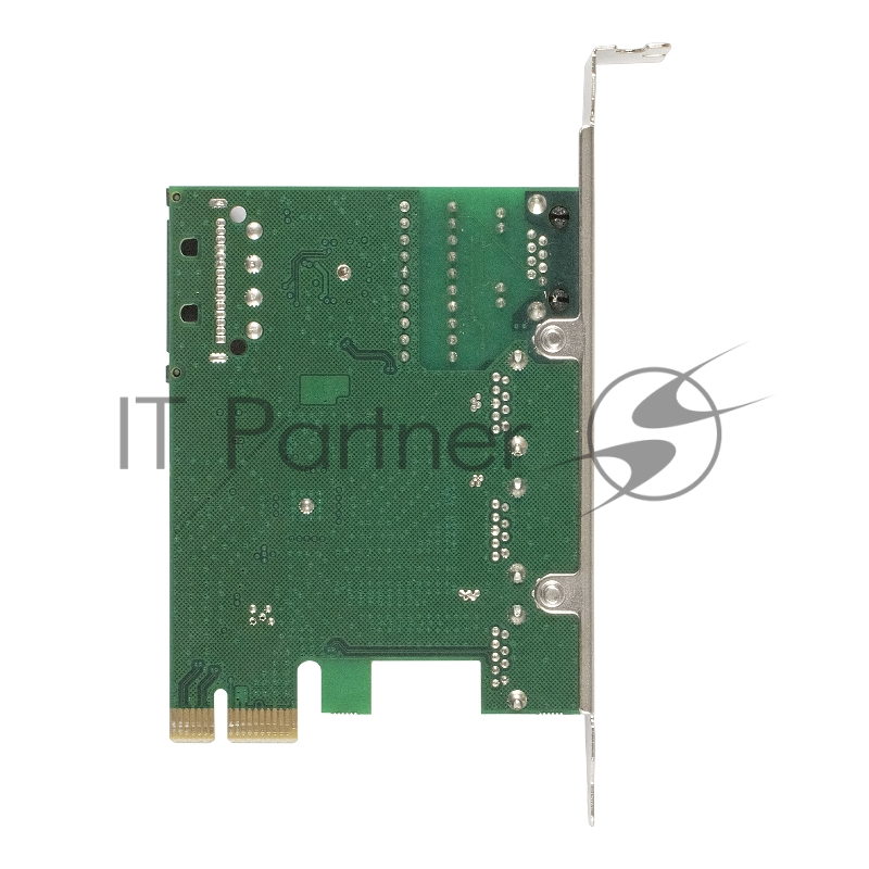 Контроллер сетевой ExeGate EXE-361 PCI-E 2.0, 3*USB3.0 ext + LAN UTP 1000Mbps, раз.доп.пит.OEM)