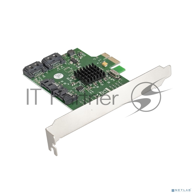 Контроллер ExeGate EXE-503 PCI-E 2.0, SATA3 6Gb/s, 4 int (OEM)