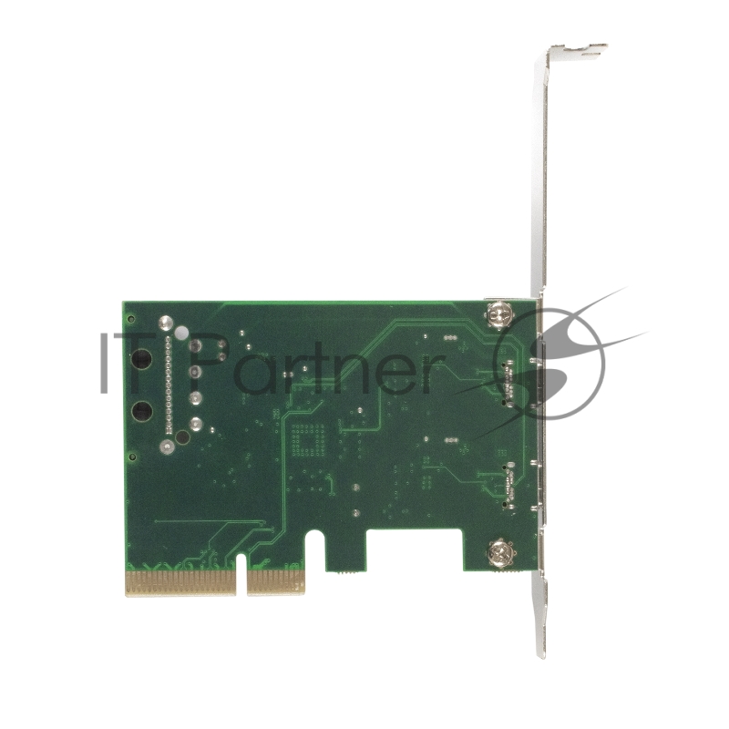 Контроллер ExeGate EXE-313 PCI-Ex4, 2*USB3.1 Type-C ext, разъем доп.питания (OEM)