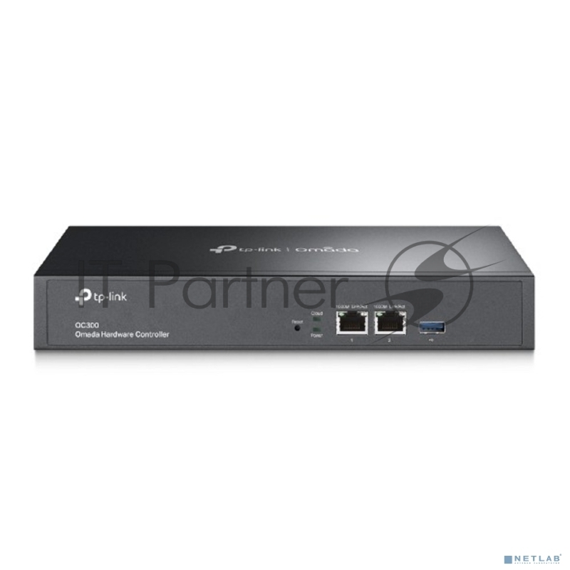 Контроллер TP-Link Omada hardware Controller OC300, 2 gigabit ethernet ports, 1 USB 3.0 port, managed up to 500 Omada Access Points/Switch/Gateway, support batch configuration, firmware upgradation, intelligent network monitoring and captive portal,