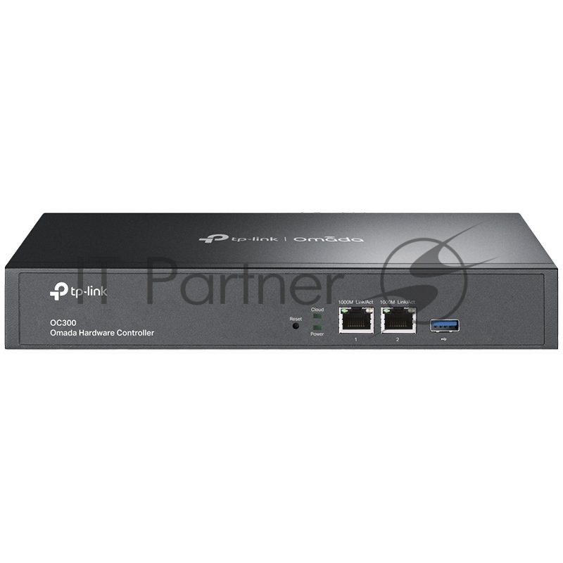 Контроллер TP-Link Omada hardware Controller OC300, 2 gigabit ethernet ports, 1 USB 3.0 port, managed up to 500 Omada Access Points/Switch/Gateway, support batch configuration, firmware upgradation, intelligent network monitoring and captive portal,