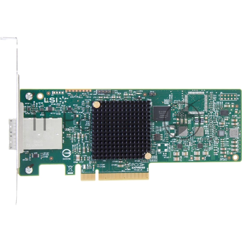 Контроллер LSI SAS 9300-8e SGL (8-Port Ext, 12Gb/s SATA+SAS, PCIe 3.0 HBA)