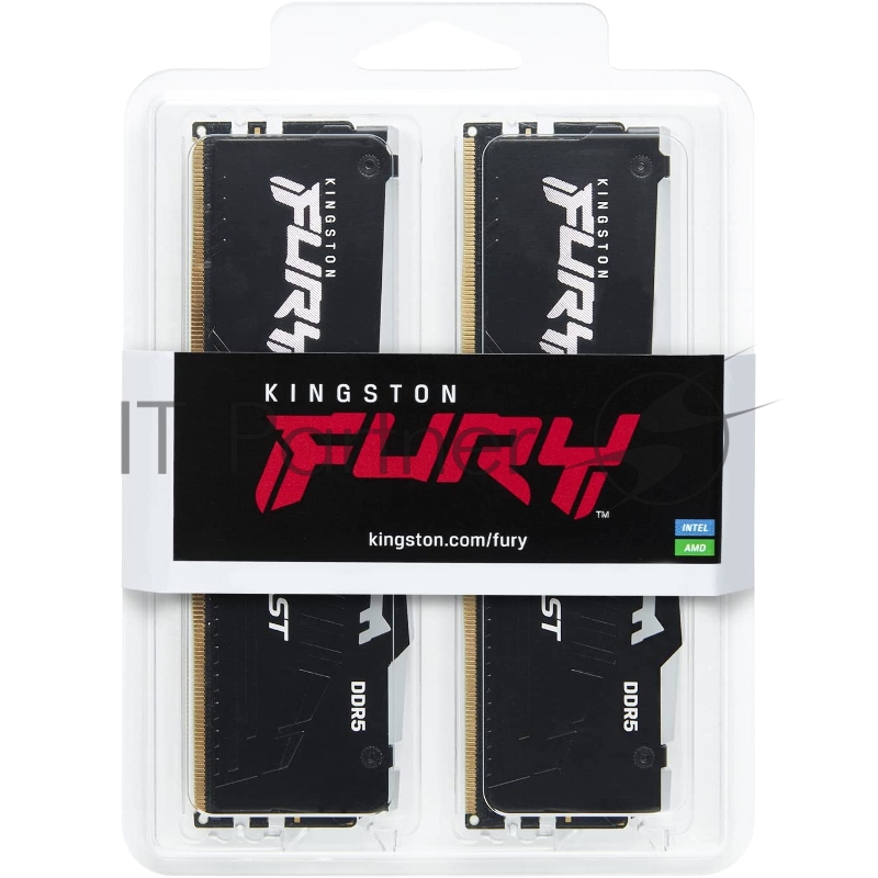 Модуль памяти Kingston 32GB 6000MT/s DDR5 CL40 DIMM (Kit of 2) FURY Beast RGB