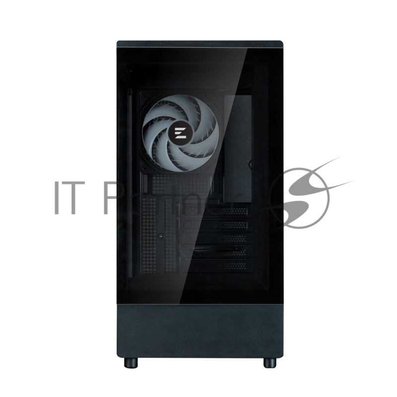 Корпус ZALMAN P10, MATX, BLACK, WINDOW, 2x3.5, 3x2.5, 1xUSB TYPE-C, 1xUSB3.0, REAR 1x120mm ARGB