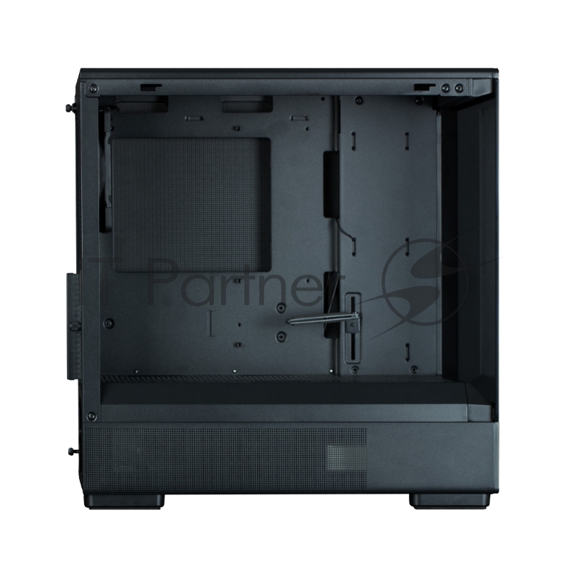 Корпус ZALMAN P10, MATX, BLACK, WINDOW, 2x3.5, 3x2.5, 1xUSB TYPE-C, 1xUSB3.0, REAR 1x120mm ARGB