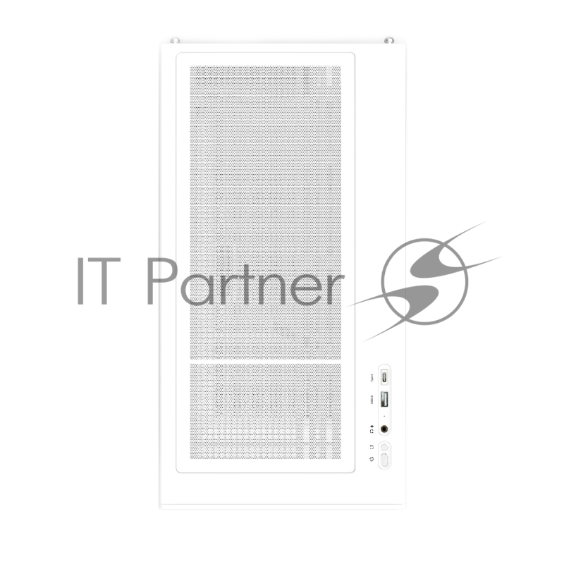 Корпус ZALMAN P10, MATX, WHITE, WINDOW, 2x3.5, 3x2.5, 1xUSB TYPE-C, 1xUSB3.0, REAR 1x120mm ARGB