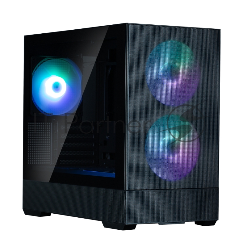 Корпус ZALMAN P30 AIR, MATX, BLACK, WINDOW, 2xCombo (3.5 or 2.5), 3x2.5, 1xUSB TYPE-C, 1xUSB3.0, FRONT 2x140mm ARGB, REAR 1x140mm ARGB
