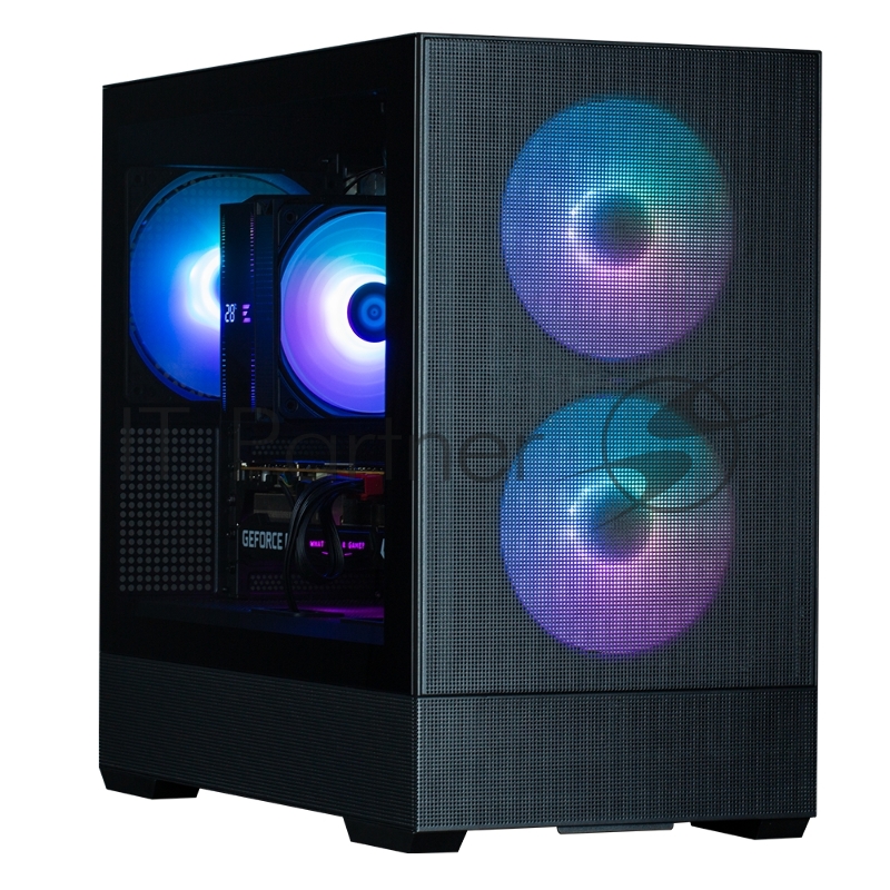 Корпус ZALMAN P30 AIR, MATX, BLACK, WINDOW, 2xCombo (3.5 or 2.5), 3x2.5, 1xUSB TYPE-C, 1xUSB3.0, FRONT 2x140mm ARGB, REAR 1x140mm ARGB