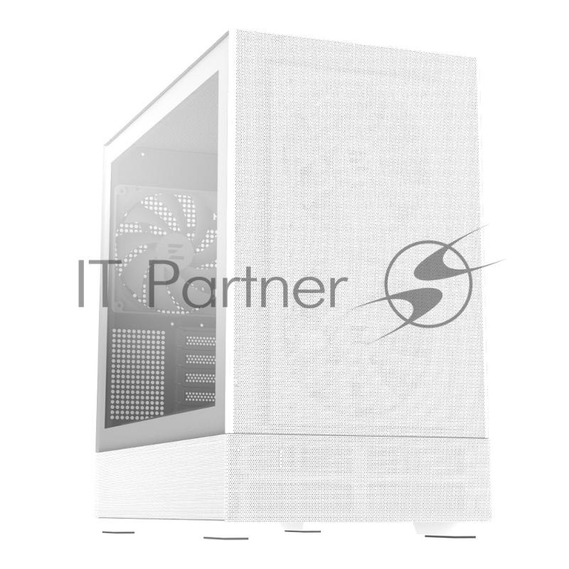 Корпус ZALMAN P30 AIR, MATX, WHITE, WINDOW, 2xCombo (3.5 or 2.5), 3x2.5, 1xUSB TYPE-C, 1xUSB3.0, FRONT 2x140mm ARGB, REAR 1x140mm ARGB