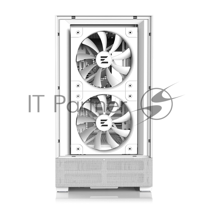 Корпус ZALMAN P30 AIR, MATX, WHITE, WINDOW, 2xCombo (3.5 or 2.5), 3x2.5, 1xUSB TYPE-C, 1xUSB3.0, FRONT 2x140mm ARGB, REAR 1x140mm ARGB