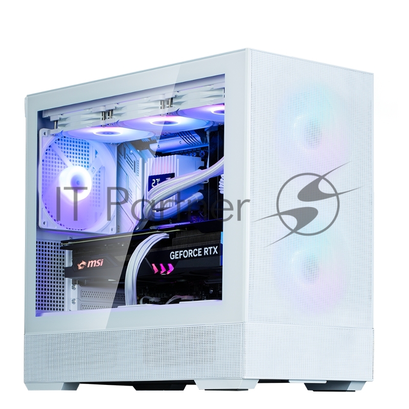 Корпус ZALMAN P30 AIR, MATX, WHITE, WINDOW, 2xCombo (3.5 or 2.5), 3x2.5, 1xUSB TYPE-C, 1xUSB3.0, FRONT 2x140mm ARGB, REAR 1x140mm ARGB