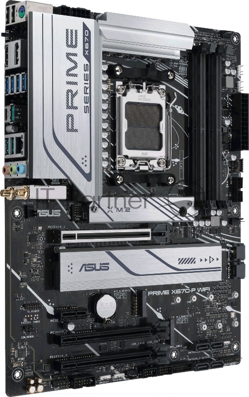 Материнская плата ASUS PRIME X670-P WIFI Socket AM5 AMD X670 4xDDR5 ATX AC`97 8ch(7.1) 2.5Gg RAID+HDMI+DP