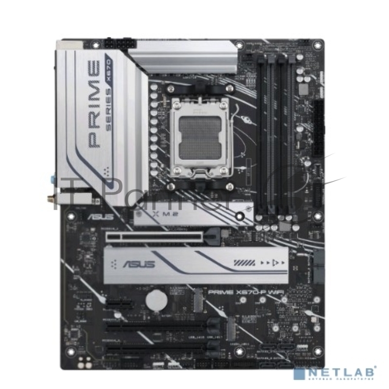 Материнская плата ASUS PRIME X670-P WIFI Socket AM5 AMD X670 4xDDR5 ATX AC`97 8ch(7.1) 2.5Gg RAID+HDMI+DP