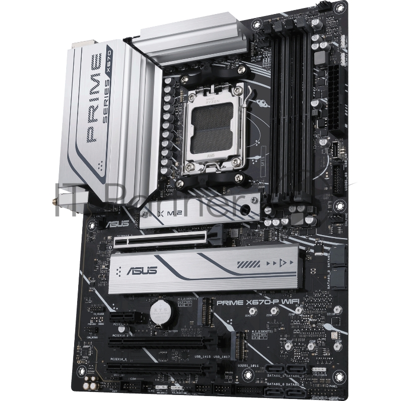 Материнская плата ASUS PRIME X670-P WIFI Socket AM5 AMD X670 4xDDR5 ATX AC`97 8ch(7.1) 2.5Gg RAID+HDMI+DP