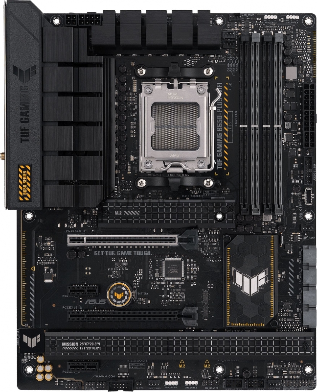 Материнская плата Asus TUF GAMING B650-PLUS WIFI Socket AM5 AMD B650 4xDDR5 ATX AC`97 8ch(7.1) 2.5Gg RAID+HDMI+DP