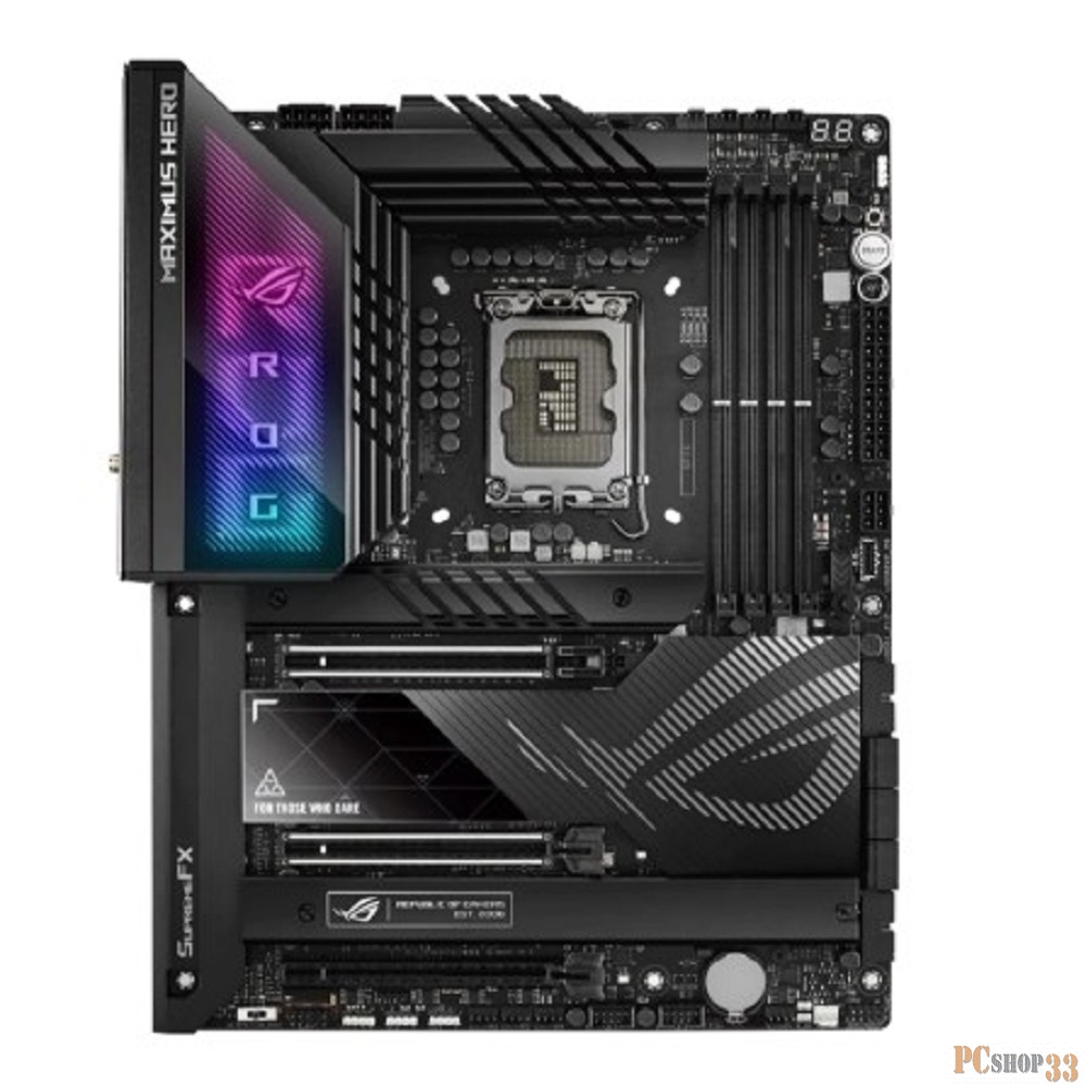 Материнская плата ASUS ROG MAXIMUS Z790 HERO Soc-1700 Intel Z790 4xDDR5 ATX AC`97 8ch(7.1) 2.5Gg RAID+HDMI