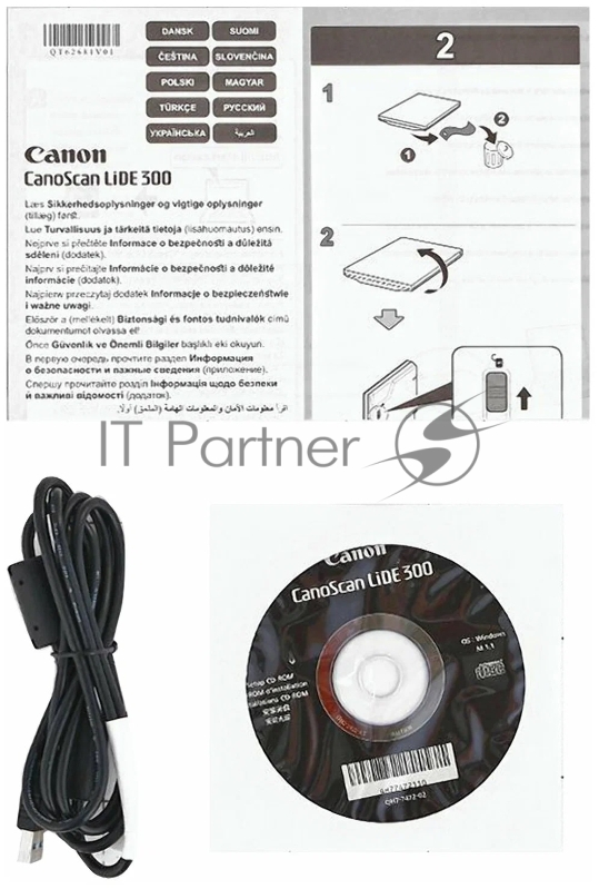 Планшетный сканер CanoScan LiDE 300 (Hi-Speed USB 2.0, A4 / Letter (216 x 297 мм), 2400 x 4800 точек на дюйм)