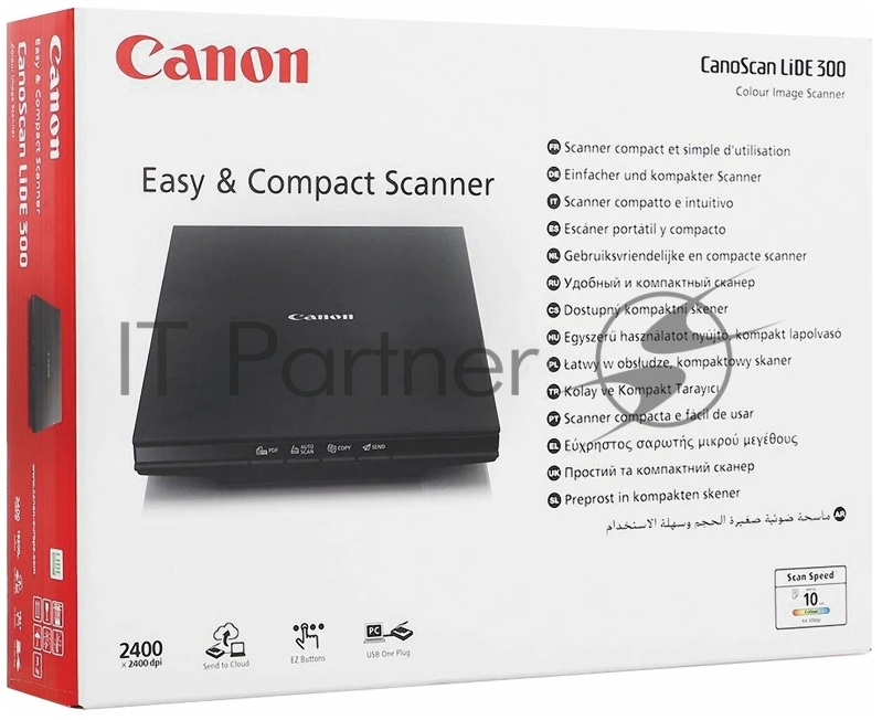 Планшетный сканер CanoScan LiDE 300 (Hi-Speed USB 2.0, A4 / Letter (216 x 297 мм), 2400 x 4800 точек на дюйм)