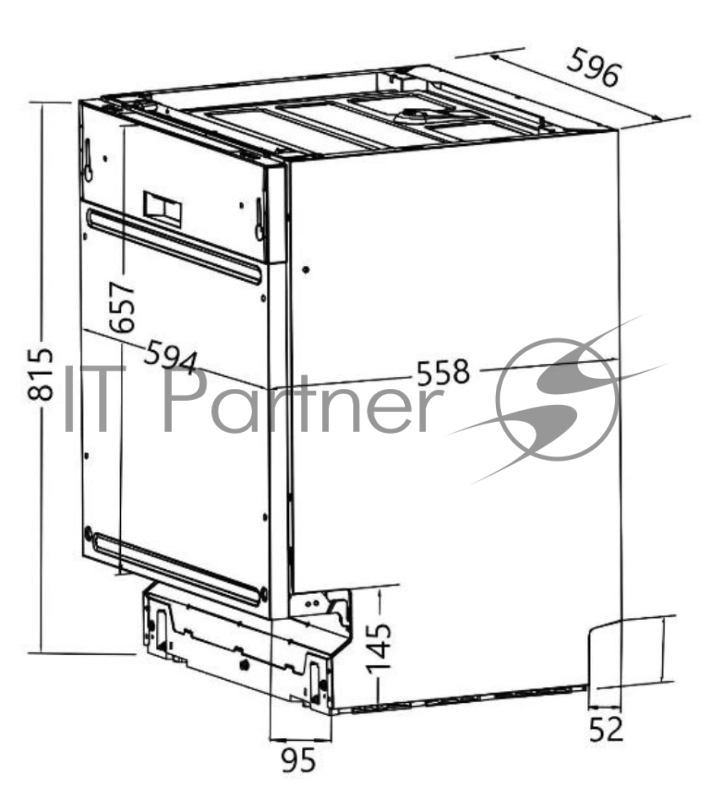 Встраиваемая посудомоечная машина THOMSON DB30L52I03 60CM