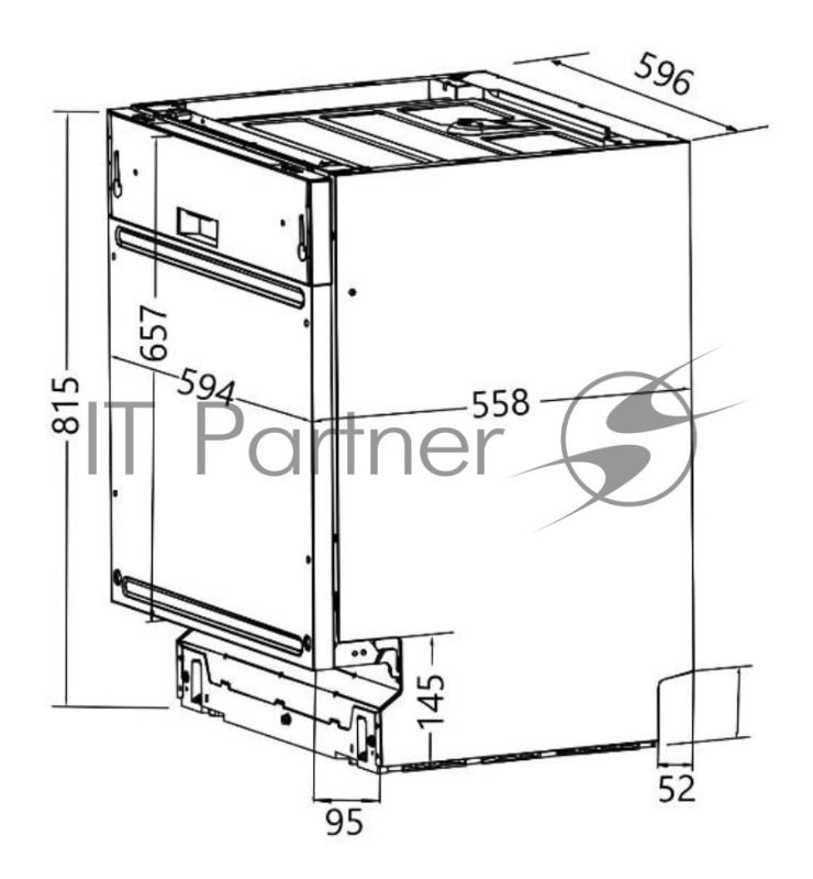 Встраиваемая посудомоечная машина THOMSON DB30L73E04 60CM