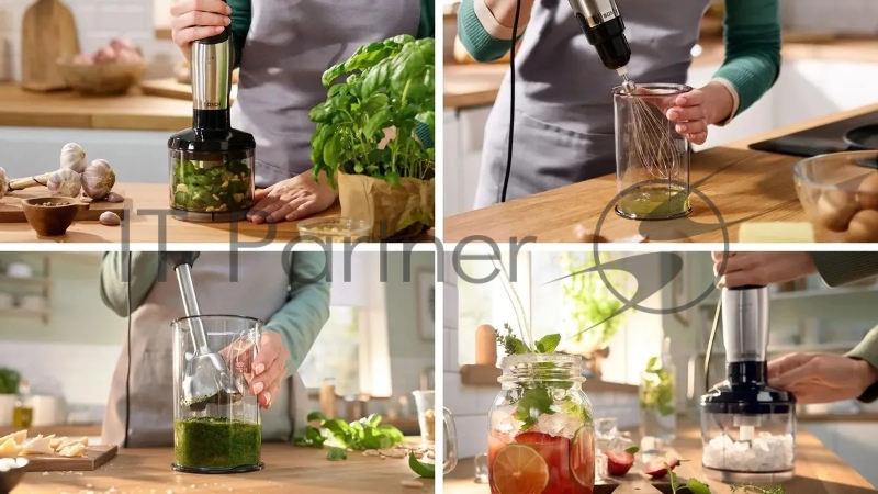 Блендер погружной Bosch MSM6M622 1000Вт черный