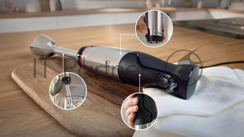 Блендер погружной Bosch MSM6M622 1000Вт черный