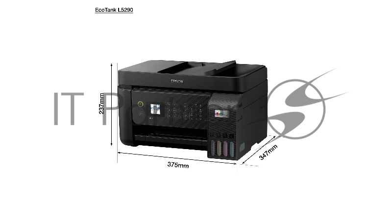 МФУ струйное Epson L5290, A4 WiFi USB RJ-45 черный