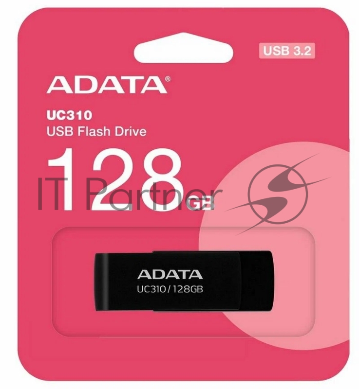 Флэш-накопитель ADATA UC310-128G-RBK BLACKGR 128GB