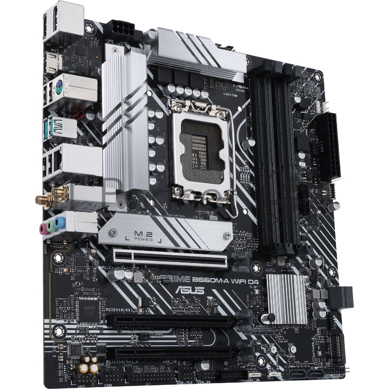 Материнская плата Asus PRIME B660M-A WIFI D4 LGA 1700, Intel B660, 4xDDR4, 3xPCI-Ex16, 2xM.2, Micro-ATX