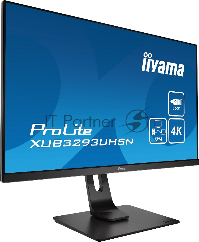 Монитор LCD IIYAMA 31.5 XUB3293UHSN-B5 {IPS 3840x2160 60Hz 4ms 350cd HDMI DisplayPort USB M/M HAS}