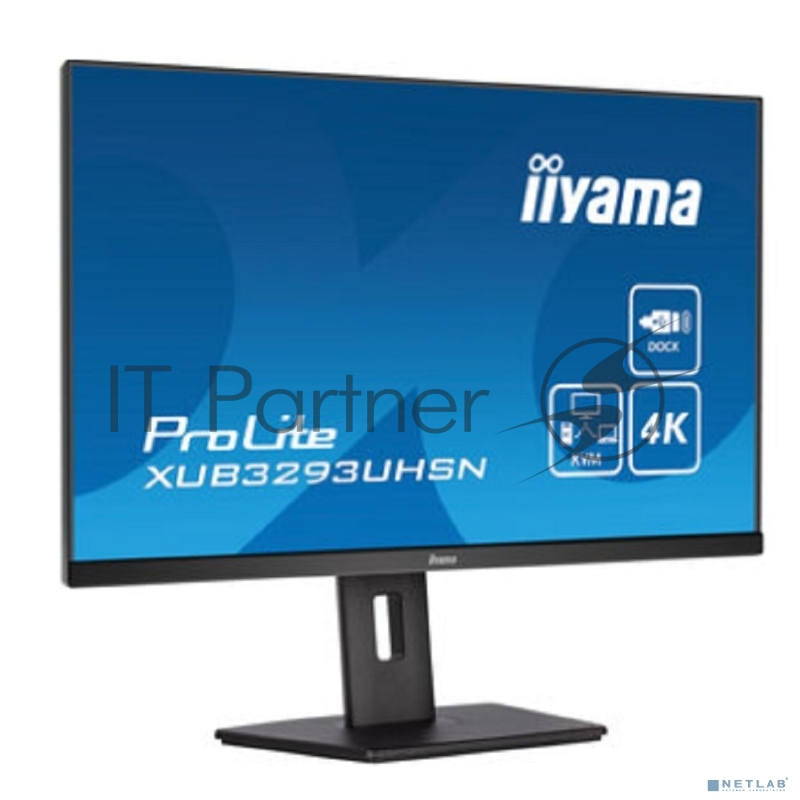 Монитор LCD IIYAMA 31.5 XUB3293UHSN-B5 {IPS 3840x2160 60Hz 4ms 350cd HDMI DisplayPort USB M/M HAS}