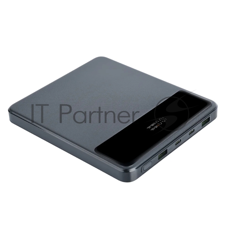 Мобильный аккумулятор Perfeo Powerbank LAPTOP 105W 20000 mAh/LED дисплей/PD + QC 3.0/2 Type-C/2USB/Выход: 5A,max105W Black (PF_E1472)