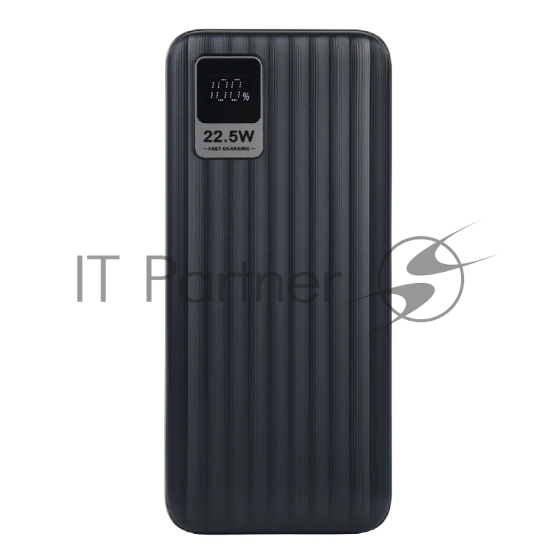 Мобильный аккумулятор Perfeo Powerbank WATERFALL 20000 mAh/LED дисплей/PD + QC 3.0/Type-C/2 USB/Выход: 5A, max 22.5WBlack (PF_E1471)