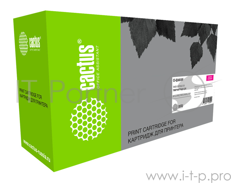 Тонер Картридж Cactus CS-Q2683AV пурпурный (6000стр.) для HP CLJ 3700