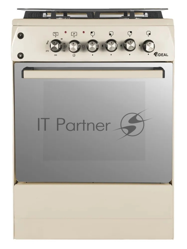 Кухонная плита IDEAL с электродуховкой L 265 (конвекция) молочный чуг.