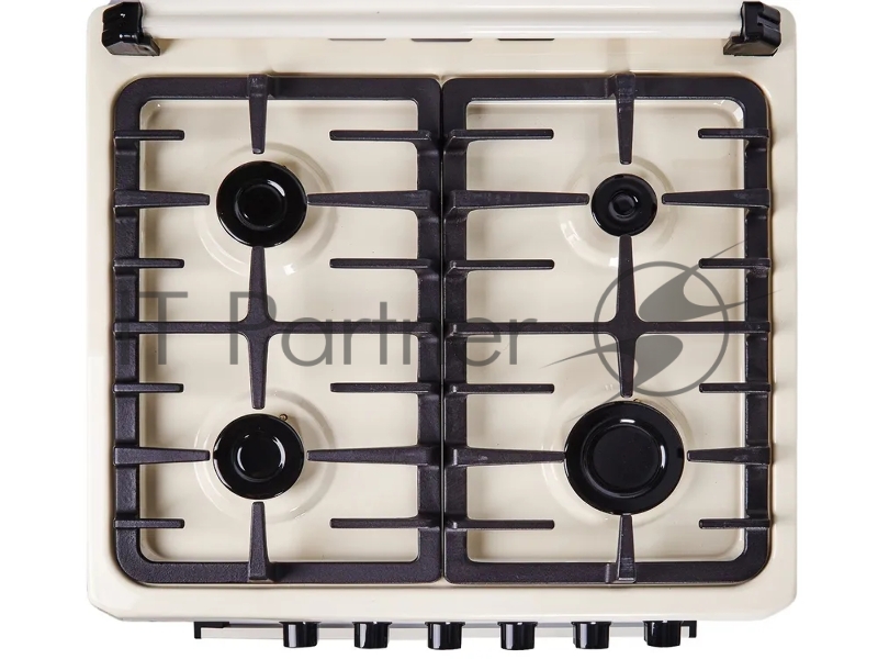 Кухонная плита IDEAL с электродуховкой L 265 (конвекция) молочный чуг.